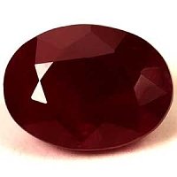 3.75 ct Oval Red Natural Ruby