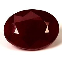 3.65 ct Oval Red Natural Ruby