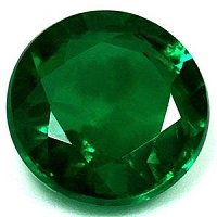 2.17 ct Round Green Natural Emerald