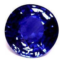 2.06 ct Round Blue Natural Sapphire