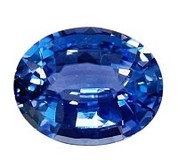 5.00 ct Oval Blue Natural Sapphire