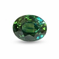 3.62 ct Oval Green Natural Sapphire