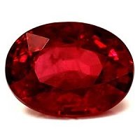 2.30 ct Oval Red Natural Ruby