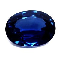 2.13 ct Oval Blue Natural Sapphire