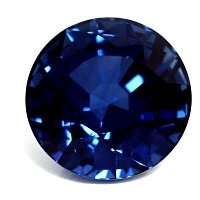 5.17 ct Round Blue Natural Sapphire
