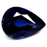 0.96 ct Pear Blue Natural Sapphire
