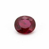 0.70 ct Oval Red Natural Ruby