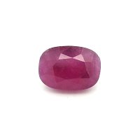 3.11 ct Cushion Red Natural Ruby