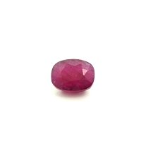 3.27 ct Cushion Red Natural Ruby