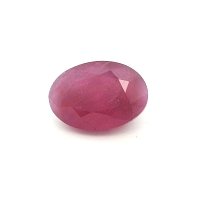 2.87 ct Oval Red Natural Ruby