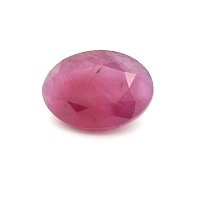3.96 ct Oval Red Natural Ruby