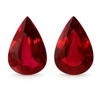 2.62 ct Pear Red Natural Ruby