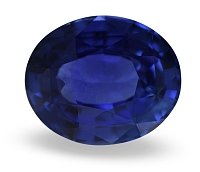 3.05 ct Oval Blue Natural Sapphire