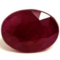 3.96 ct Oval Red Natural Ruby