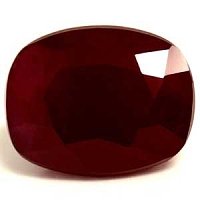 2.12 ct Cushion Red Natural Ruby