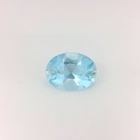1.39 ct Oval Blue Natural Aquamarine