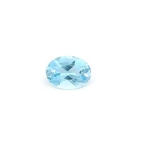 1.13 ct Oval Blue Natural Aquamarine