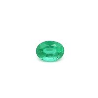 0.90 ct Oval Green Natural Emerald