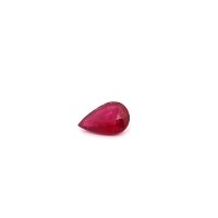 0.42 ct Pear Red Natural Ruby