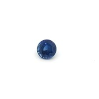 0.69 ct Round Blue Natural Sapphire