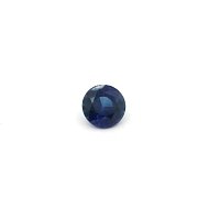 0.66 ct Round Blue Natural Sapphire