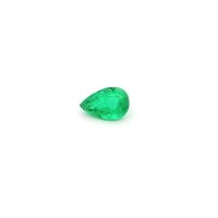 0.37 ct Pear Green Natural Emerald