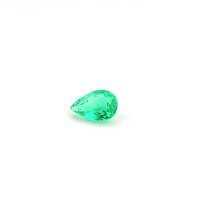 0.42 ct Pear Green Natural Emerald