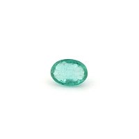 0.68 ct Oval Green Natural Emerald