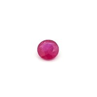 0.86 ct Round Red Natural Ruby