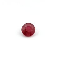 0.98 ct Round Red Natural Ruby