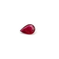 0.56 ct Pear Red Natural Ruby