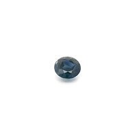 0.55 ct Round Blue Natural Sapphire