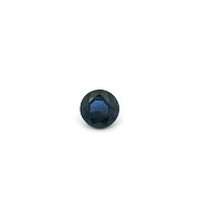 0.51 ct Round Blue Natural Sapphire