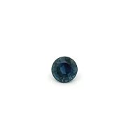 0.67 ct Round Blue Natural Sapphire