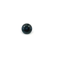 0.61 ct Round Blue Natural Sapphire