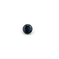 0.52 ct Round Blue Natural Sapphire