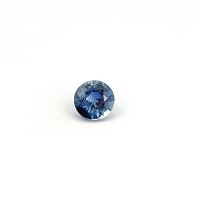 0.63 ct Round Blue Natural Sapphire