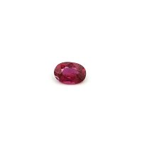 0.55 ct Oval Red Natural Ruby