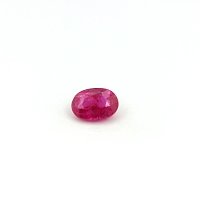 0.65 ct Oval Red Natural Ruby