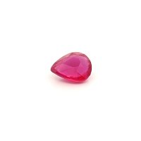 0.88 ct Pear Red Natural Ruby