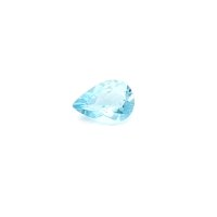 0.56 ct Pear Blue Natural Aquamarine