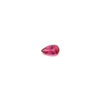 0.27 ct Pear Red Natural Ruby