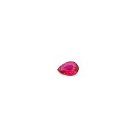 0.18 ct Pear Red Natural Ruby