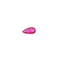 0.25 ct Pear Red Natural Ruby