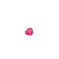 0.19 ct Pear Red Natural Ruby
