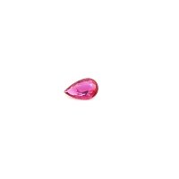 0.23 ct Pear Red Natural Ruby