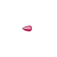 0.21 ct Pear Red Natural Ruby