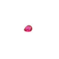 0.21 ct Pear Red Natural Ruby