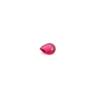 0.23 ct Pear Red Natural Ruby