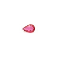 0.27 ct Pear Red Natural Ruby